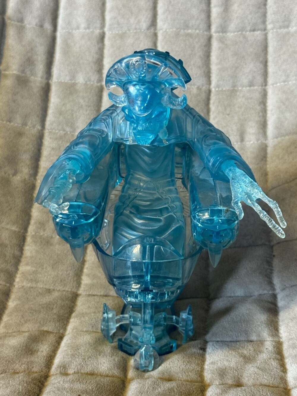 Halo 2 Limited Edition Prophet of Regret Translucent Blue Figure and Chair